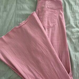 Rue21 Pink Flare Leg Jeans